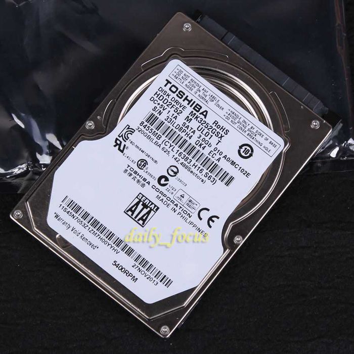 Discos SATA 3,5"  e 2,5" 320gb, 500Gb