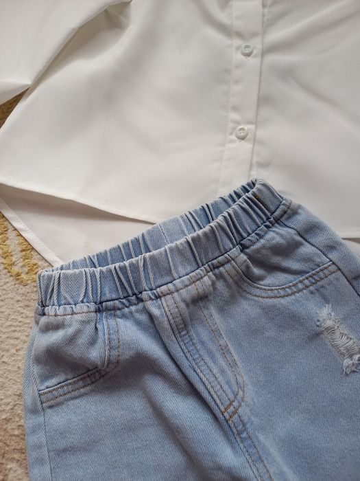 Bluzeczka +jeansy 92