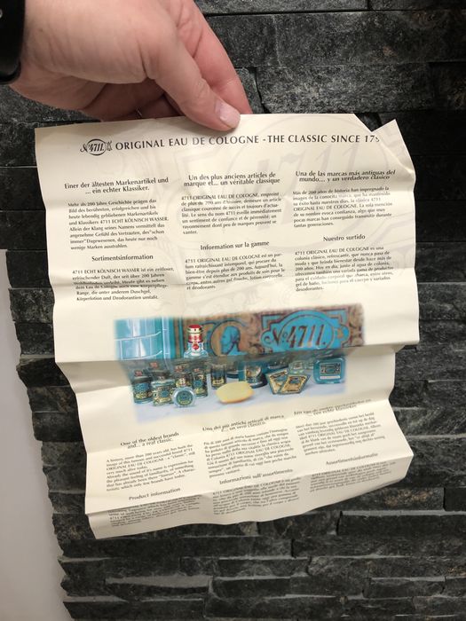 Одеколон унісекс