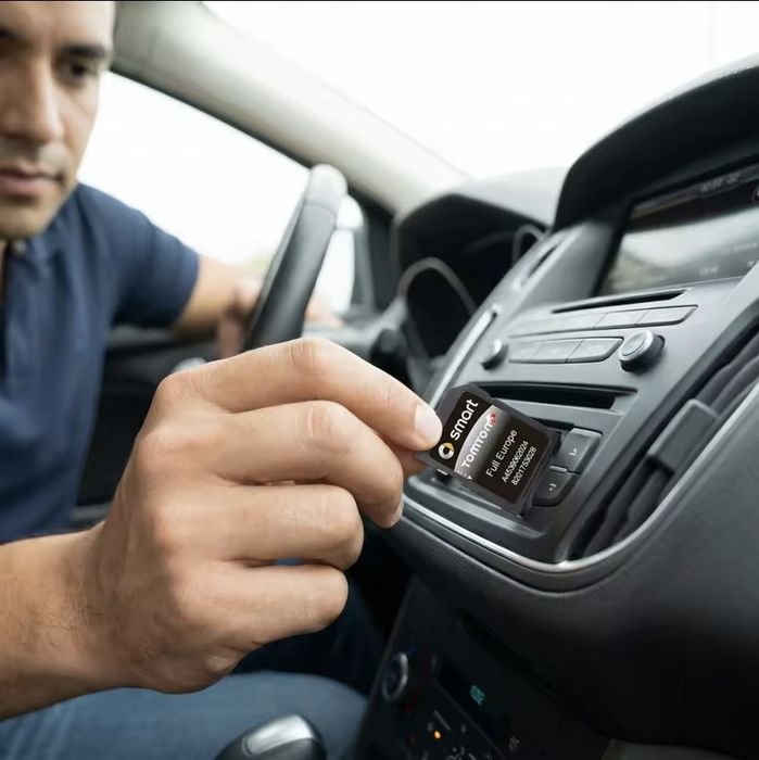 Cartão GPS com mapas da EU atualizados para modelos  SMART 453
