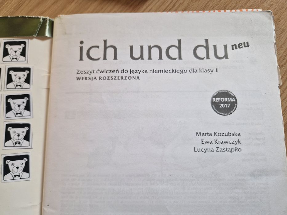 Ich und du neu dla klasy 1 zeszyt ćwiczen/ ćwiczenia