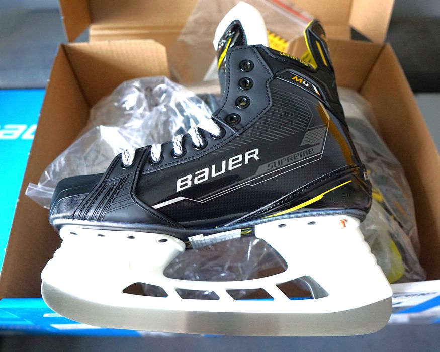 Najtaniej nowe łyżwy hokejowe Bauer Supreme M4, 6.5 (41) fit 2