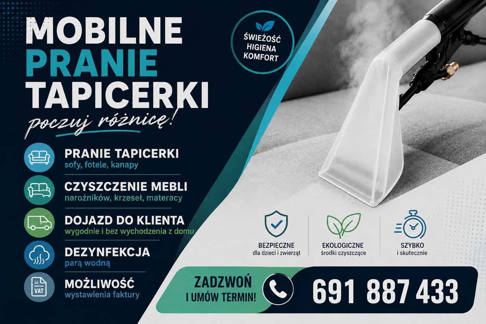 Pranie tapicerki - daj swoim meblom drugie życie