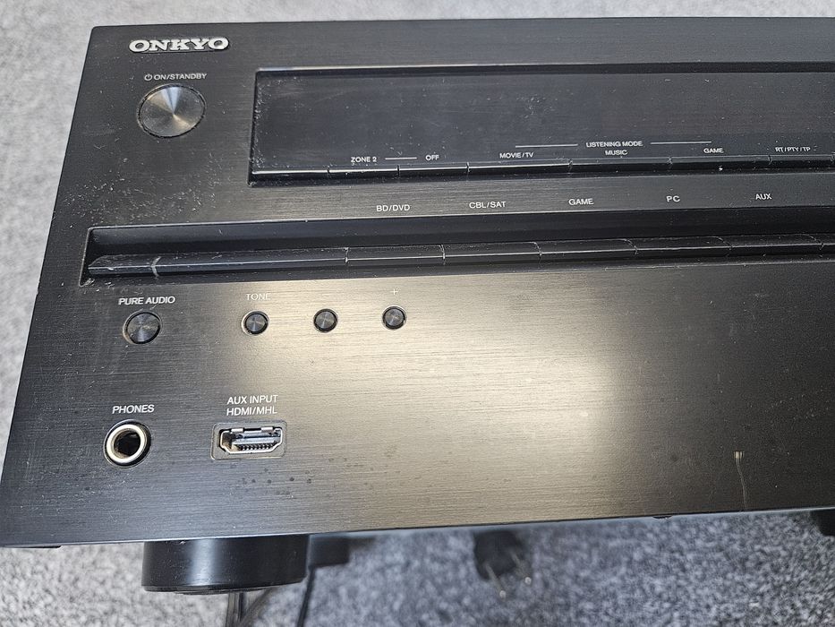 Onkyo TX-NR515 – amplituner AV 7.2 HDMI LAN USB – sprawny