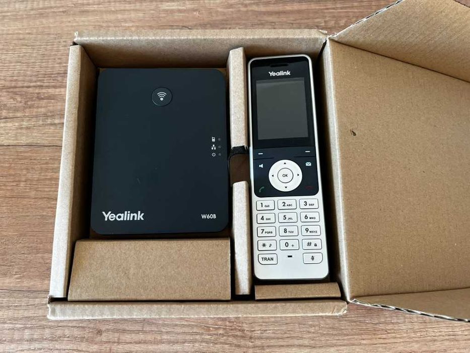 Telefon VoIP Yealink W60B + W56H: Zestaw DECT IP Phone (kompletny A++)