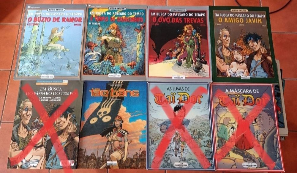 26 Livros BD Vento nos Salgueiros, Em Busca do Pássaro...