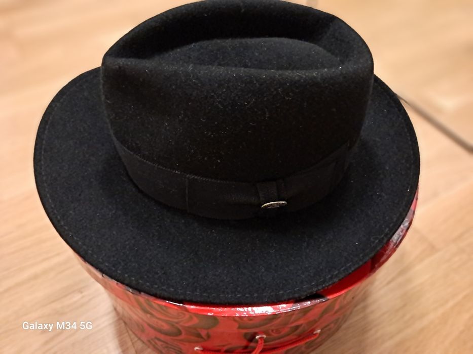 Kapelusz  męski typ"fedora niemieckiej firmy Mayser,stan idealny