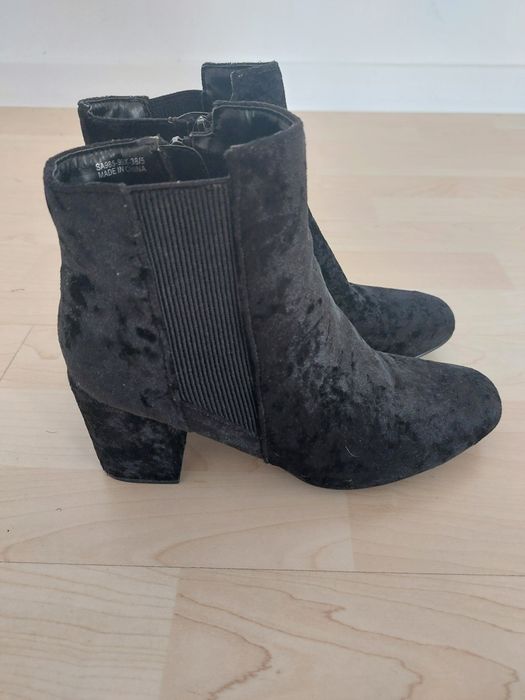 Botki welurowe Reserved 38