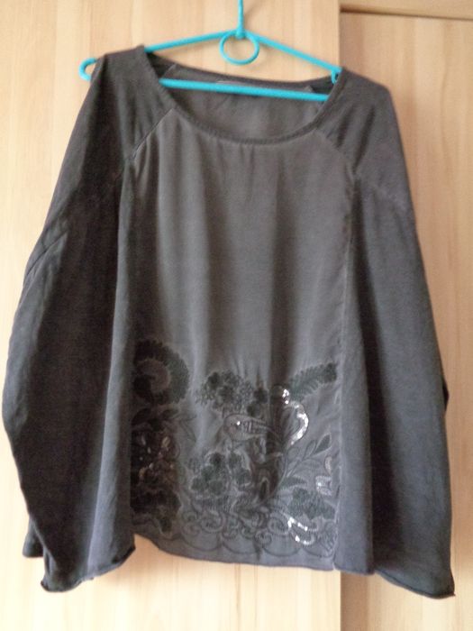 Bluzka oversize Indyjska Uldahl rozm S/M/L,