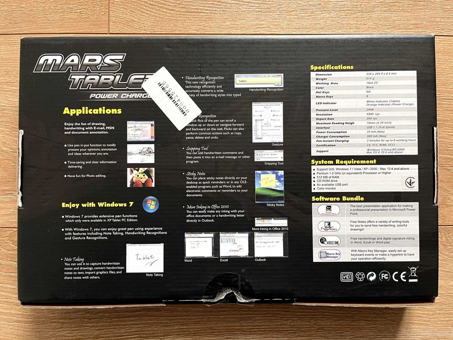 Графічний планшет Waltop Mars