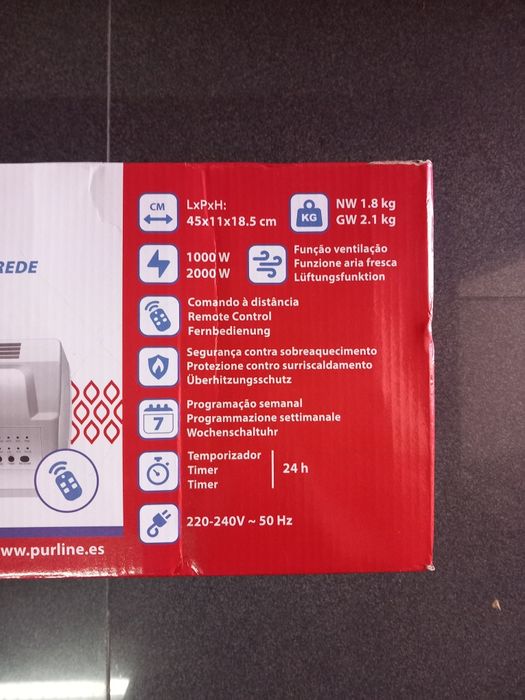 Aquecedor/Ventilador de parade