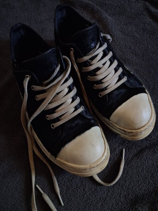 rick owens ramones low pony hair 42-43 size