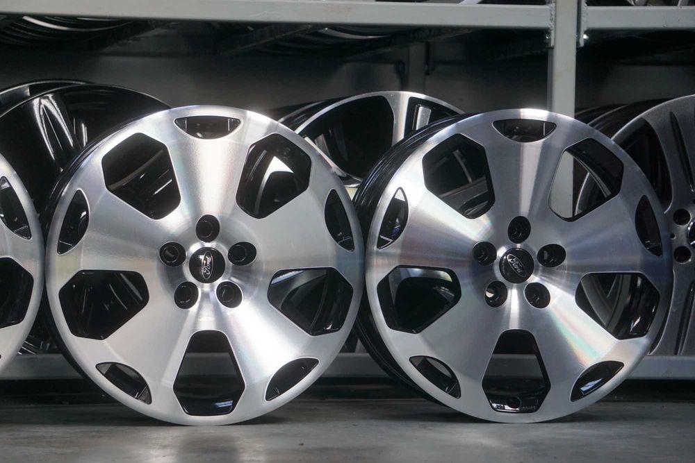 Alufelgi Rondell Germany 5x108 7,5x18 et52 cb70,1mm czarne i front cnc