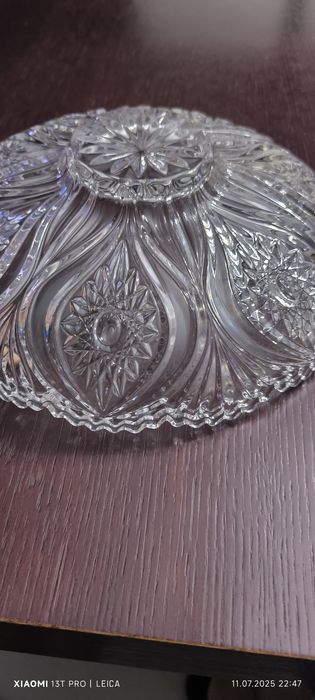 Patera kryształowa średnica 26 cm firmy Nachtmann