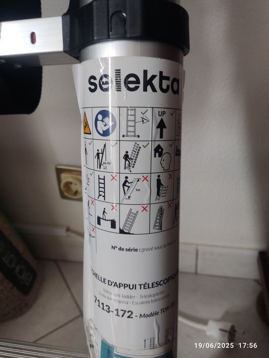 Escada Selekta dá para 3 metros