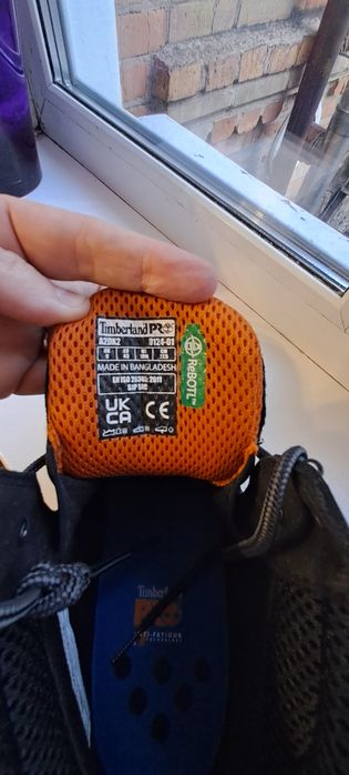 Робочі ботінки з металевим носком фірма Timberland