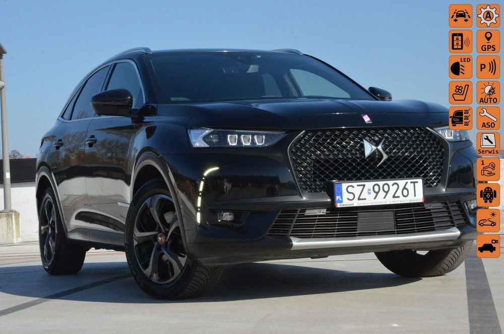 DS Automobiles DS 7 Crossback 2.0 HDi 180 KM aut. /Full LED/ Skóra/ Navi/ FOCAL/ Kamera/ Hak/ Alu