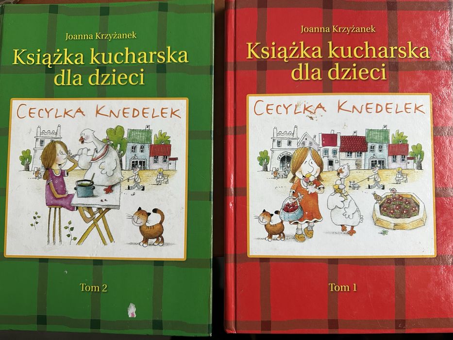 2 książki kucharskie dla dzieci