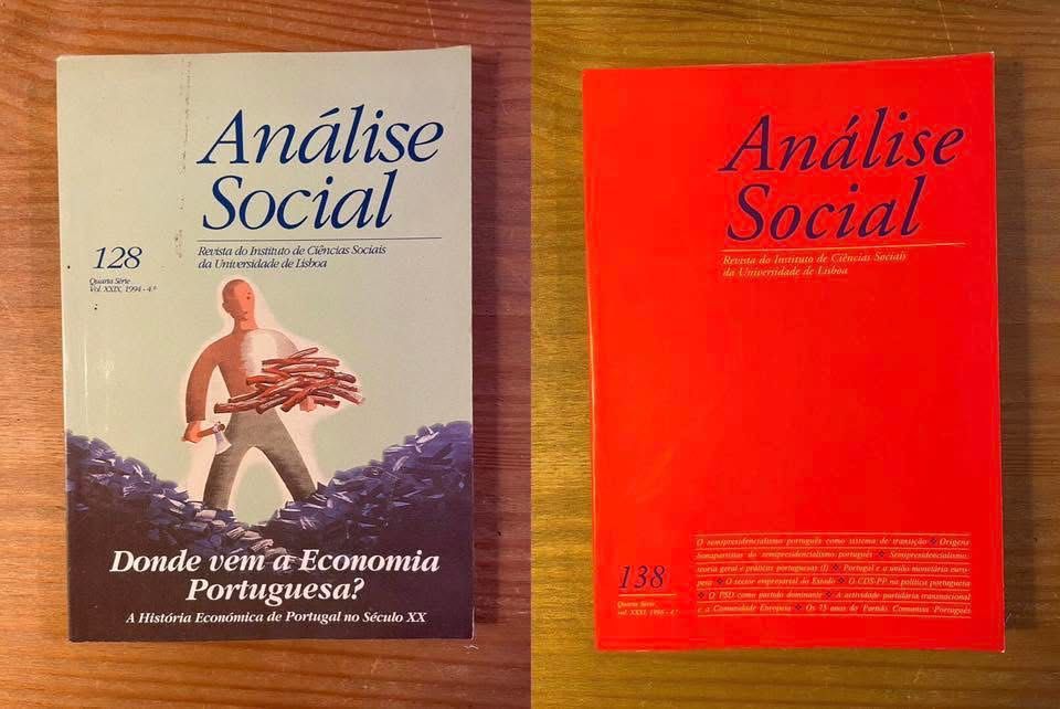Lote 2 livros - Análise Social (portes grátis)