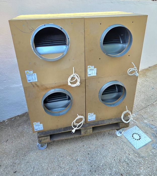 Ventilador extrator 5000 m3h ventilação Ar fumos tintas de estufas de pintura