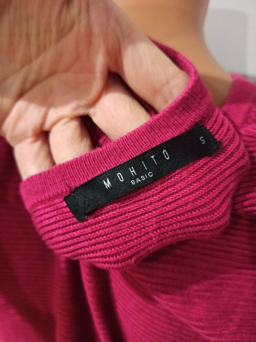 Sweter wiskozowy luźny nietoperz Mohito S
