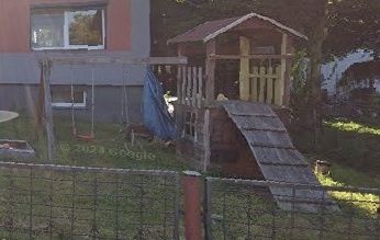 Plac zabaw drewniany