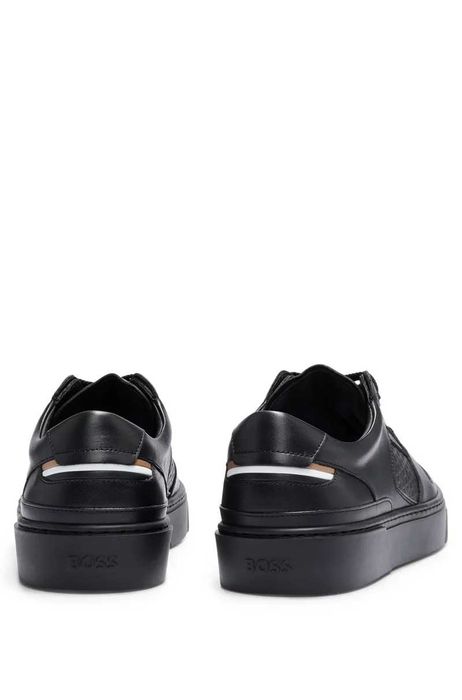 BOSS шкіряні снікерси HUGO BOSS оригінал Made in Italy (розмір 40)