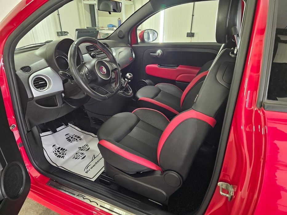 Fiat 500 KLIMA Skóra Alu 16 Parktronik Blue&Me Pakiet Abarth