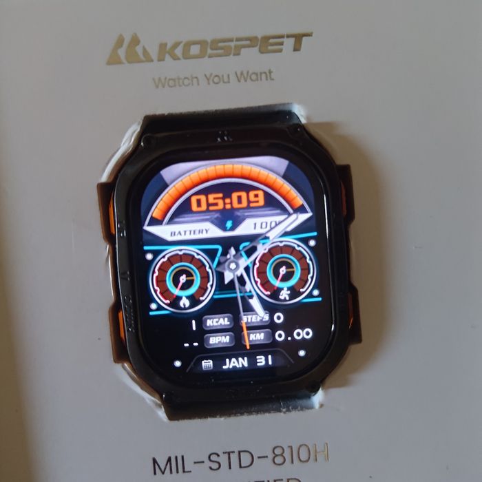 Smartwatch Kospet Tank M3 Ultra Special Edition Czarny GPS