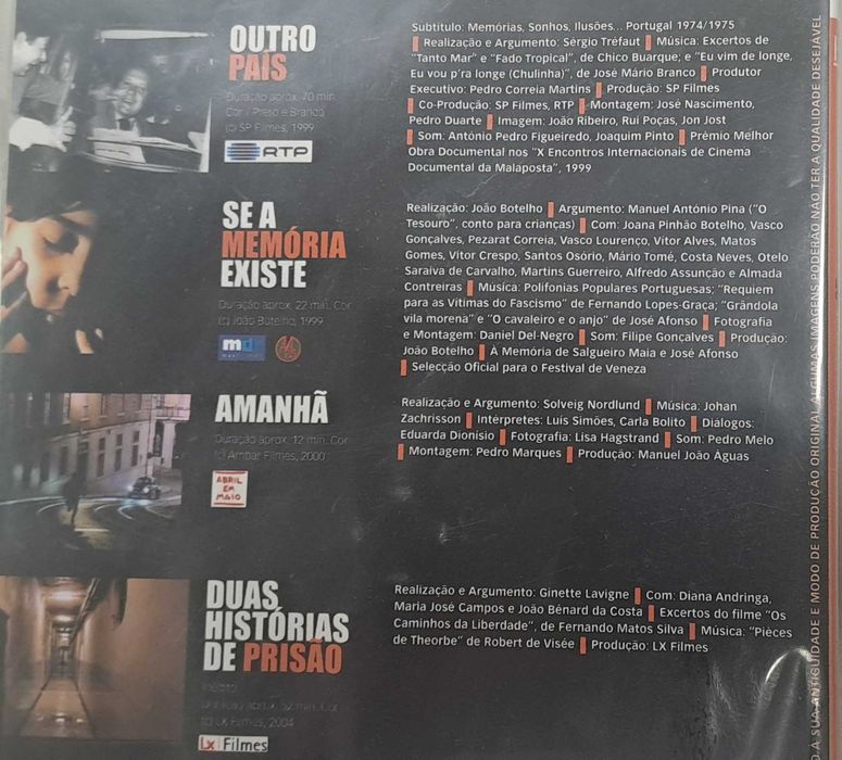 Pack Liberdade /Revolução / 25 de Abril (4DVD e 2 CD)