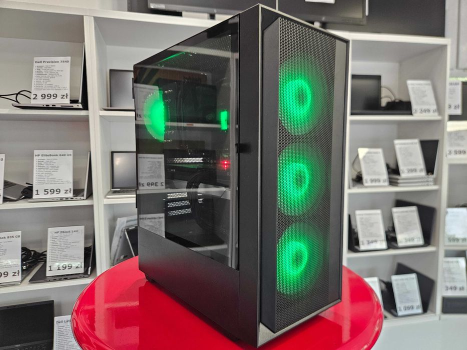 OD RĘKI Nowy Komputer Gamingowy AMD Ryzen 9 3900 16GB RAM DYSK 1TB SSD NVME AMD Radeon RX9070 16GB Faktura 23% Gwarancja 2 Lata KomputeryGamingowe.com