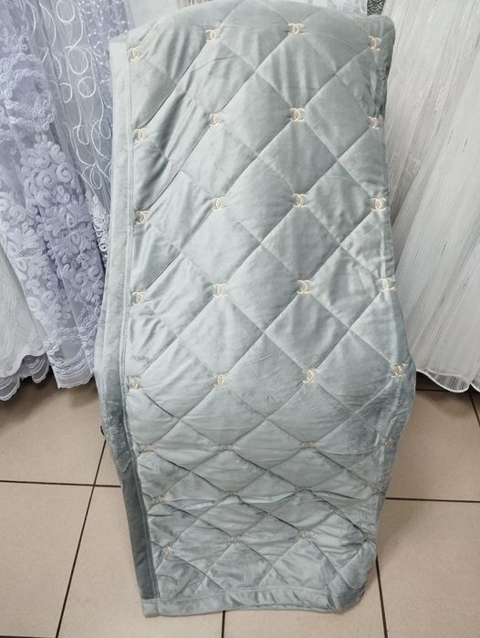 Покривало Котон-Велюр.шанель.одіяло .покривало.1.5.євро розмір.200-230