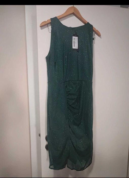 Vestido festa verde XXL