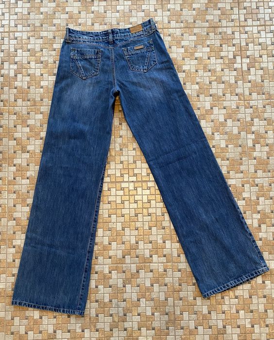 Джинсы (клёш / boot-cut), низкая посадка — как новые!