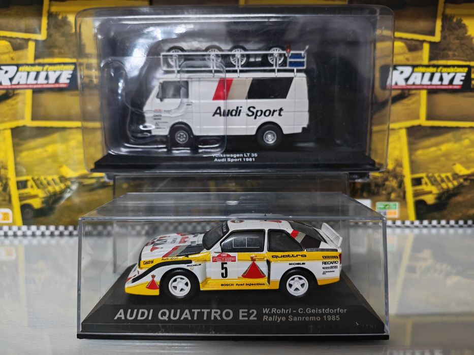Volkswagen LT 35 + Audi Quattro E2 Team Audi Sport Rally 1:43