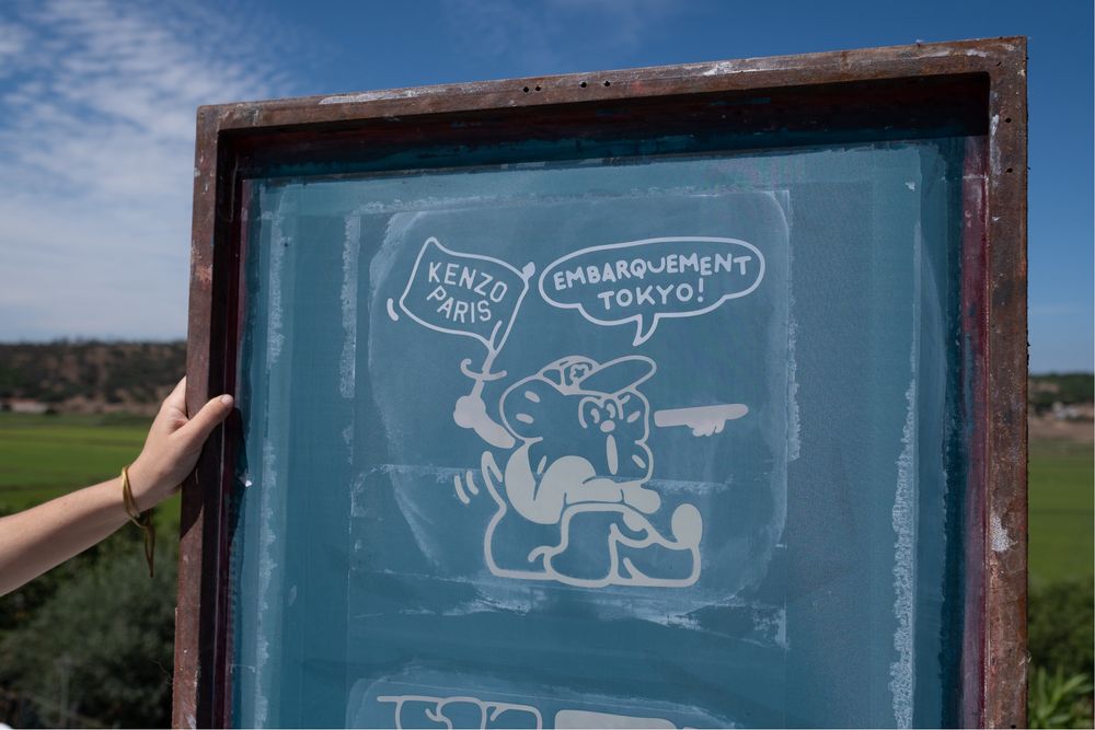 Quadros de serigrafia kenzo