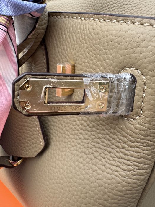 Шкіряна сумка в стилі Hermes Birkin 25 см.