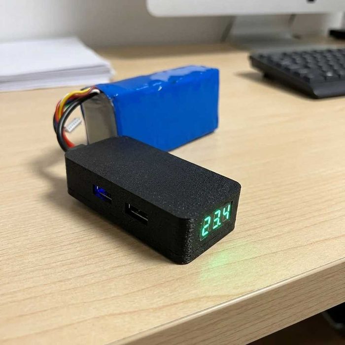 Перехідник блок живлення для заряджання телефона від fpv батареї на 2 USB вихода