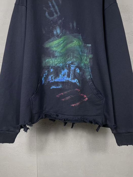 Худи BALENCIAGA оверсайз унисекс черная