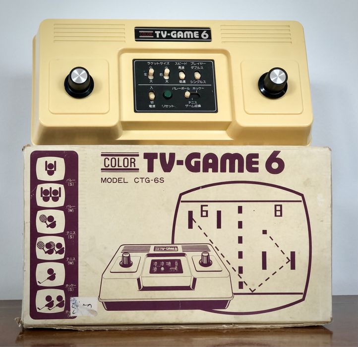 Pierwsza konsola Nintendo Color TV Game 6 gra arcade retro pong 1977