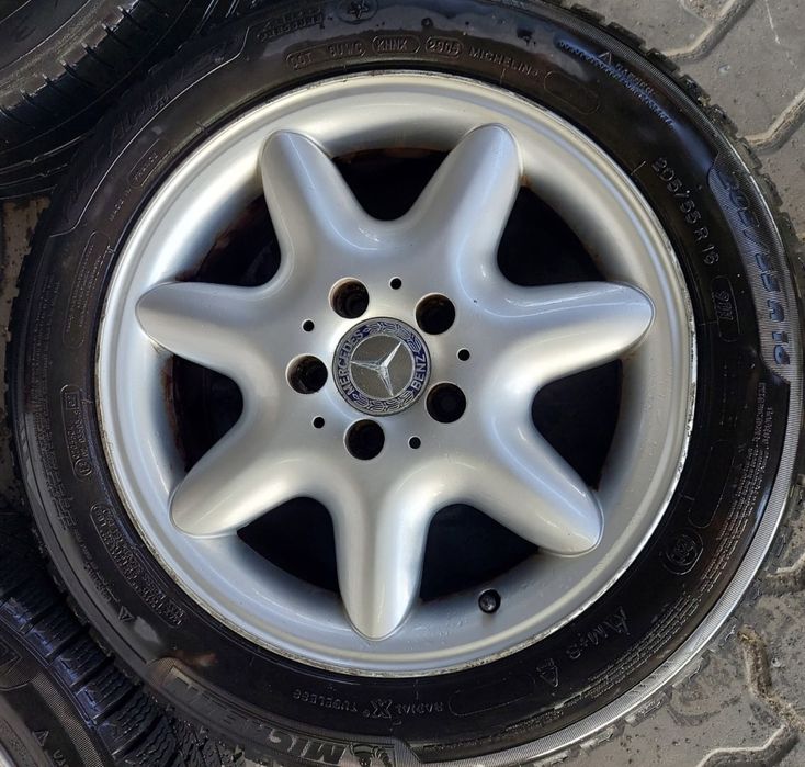 Jantes Mercedes R16 Com Pneus 205/55 Furação 5X112