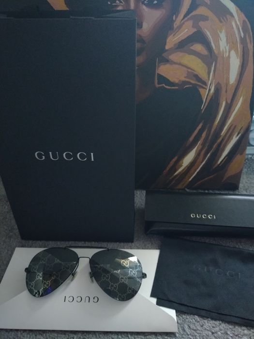 Okulary przeciwsłoneczne Gucci Pilot