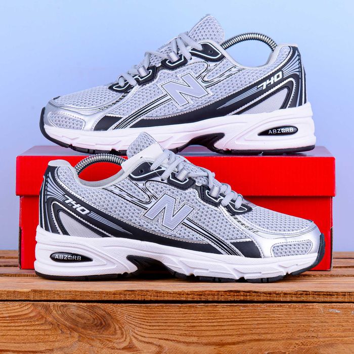 (2366) Акція! Кросівки New Balance 740 сірі (41-46) нб NB ню беленс