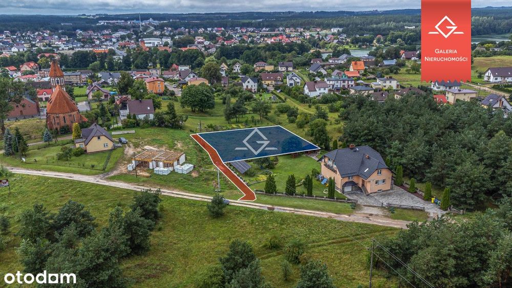 działka budowlana | stężyca | blisko jeziora