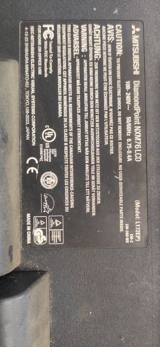 Mitsubishi DiamondPoint NXM76 LCD