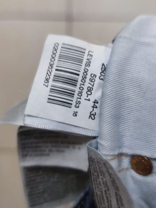 Spodnie jeansowe jeansy XL Levi's Strauss niebieskie szare błękitne 50