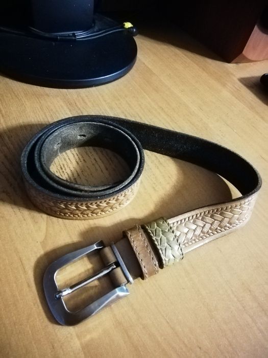 Ремень для брюк из натуральной кожи