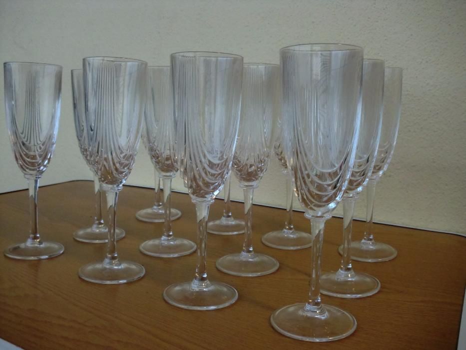 Conjunto 12 copos de champanhe
