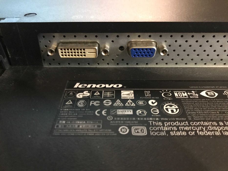 Продам монитор Lenovo L2250pwD 22 дюйма