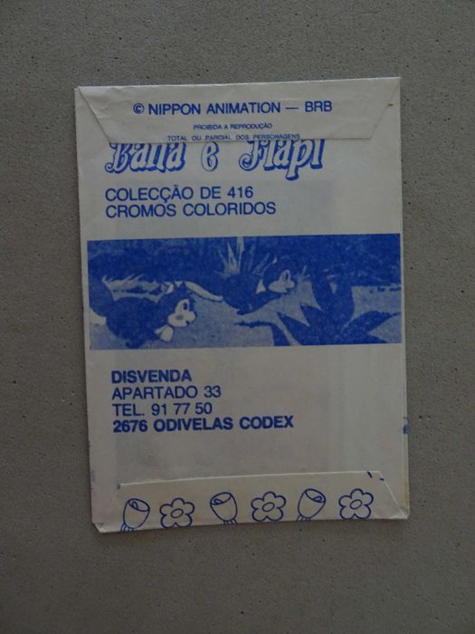 Carteira de cromos Bana e Flapi - Disvenda
